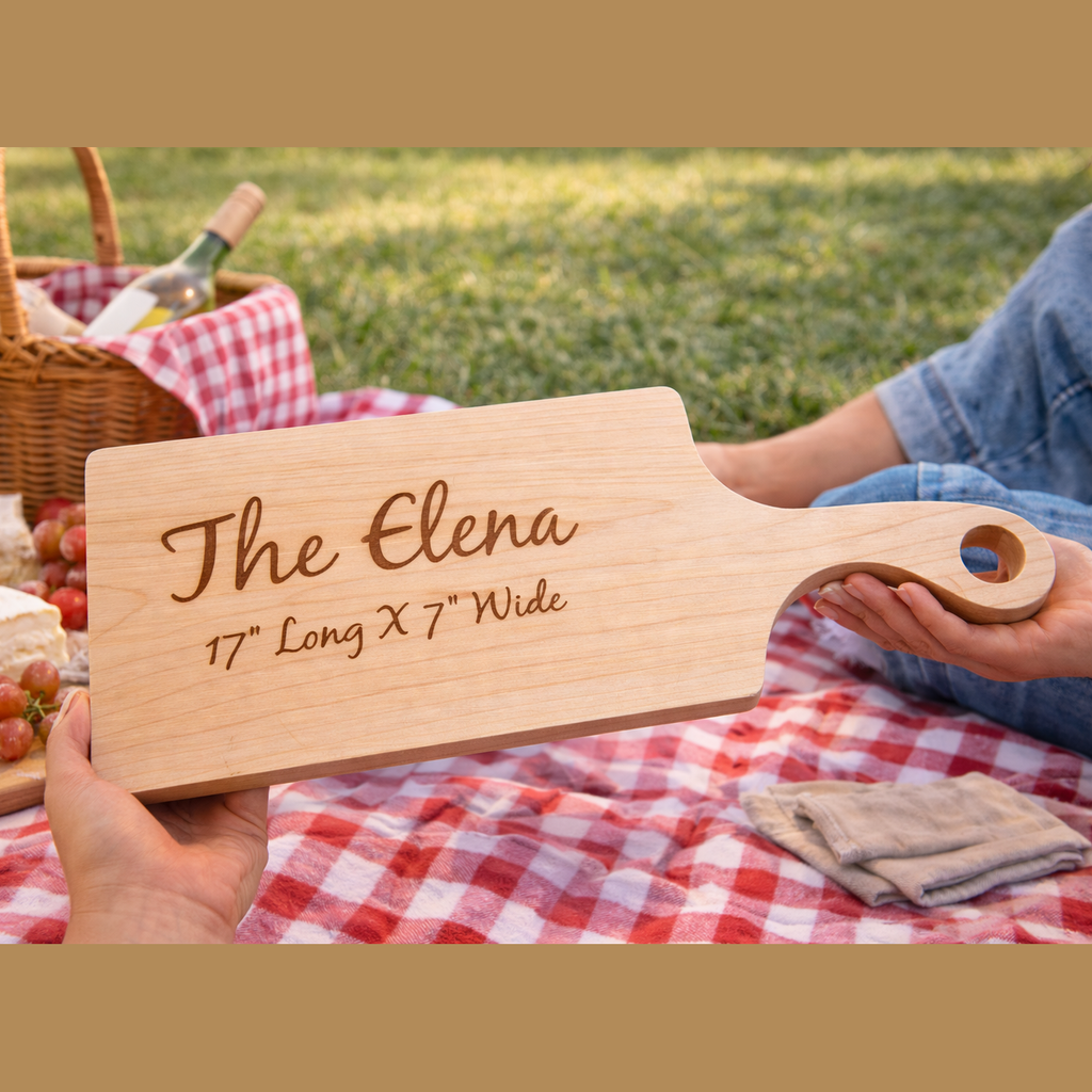 The Elena – Personalized Wooden Cutting Board