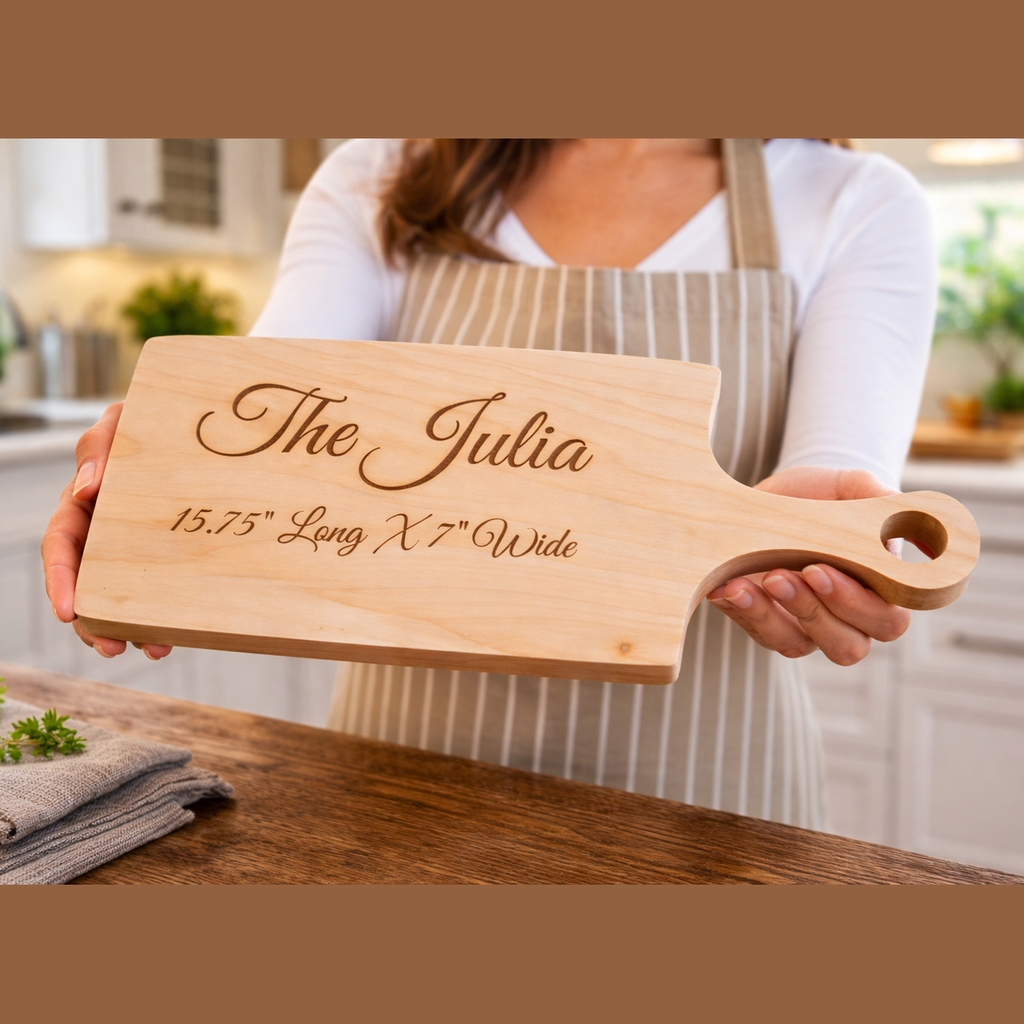 The Julia – Personalized Wooden Cutting Board