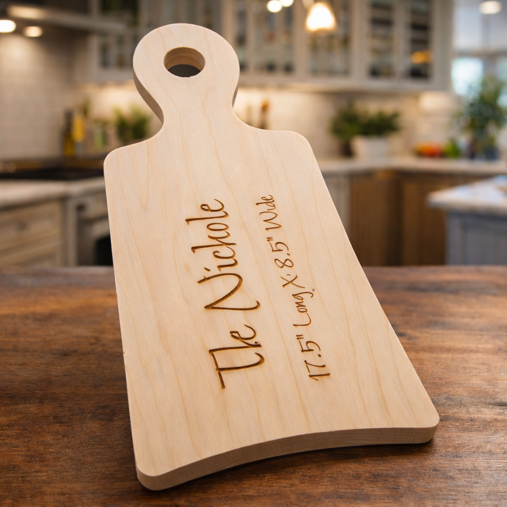 The Nichole – Personalized Wooden Cutting Board